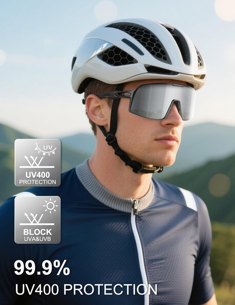 BangLong Polarized Sports Sunglasses for Men Women, UV Protection Sun Glasses for Baseball Running Cycling Fishing - Image 2